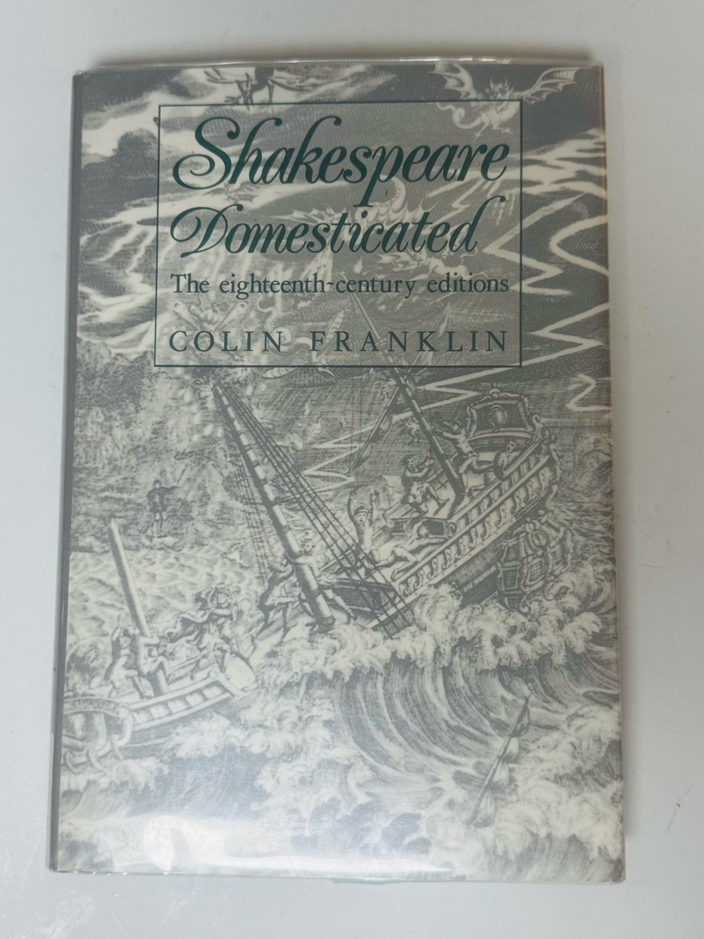Shakespeare Domesticated - Gray Decorative Book Accent
